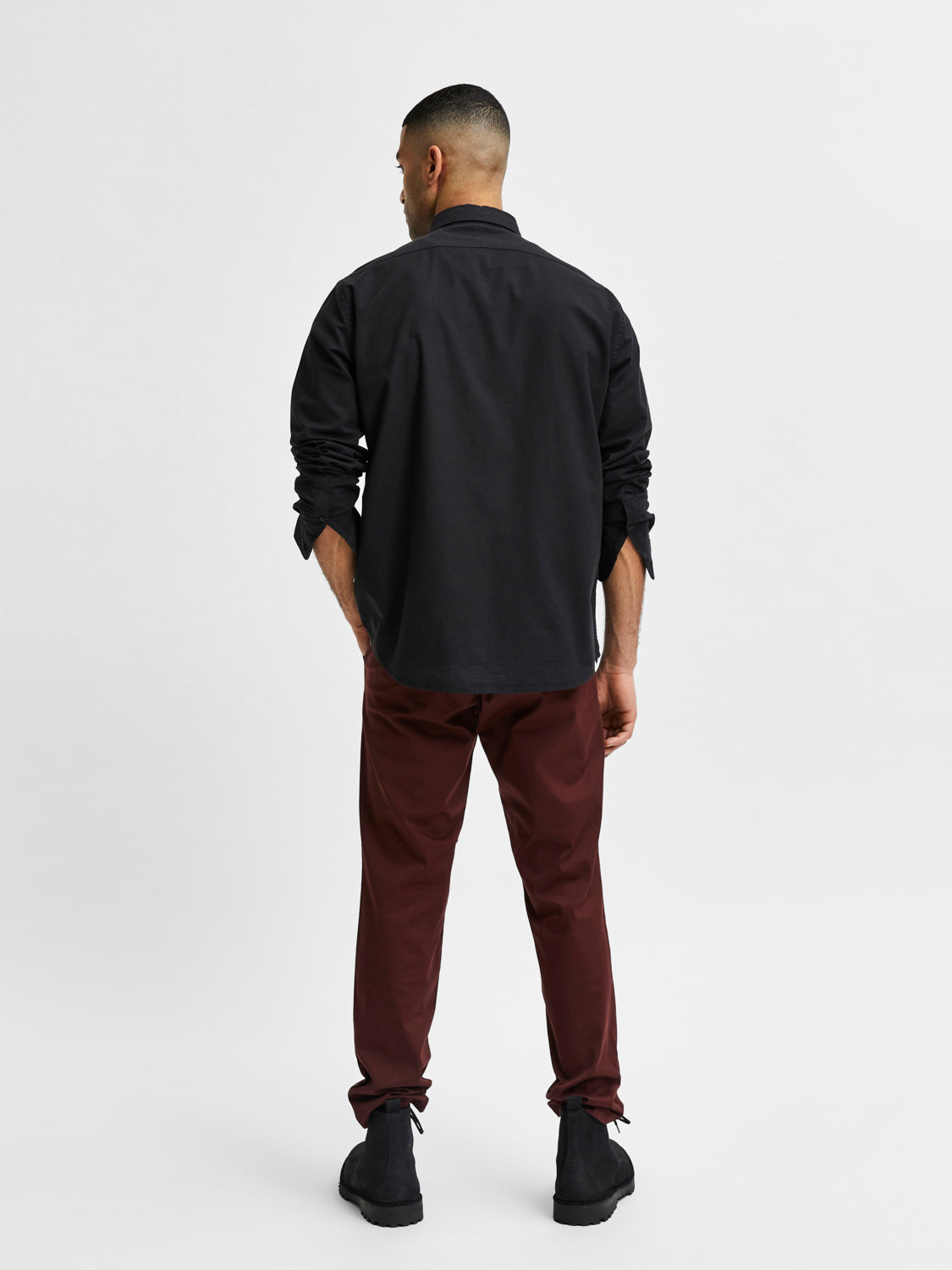 SLHREGRICK-OX Shirts - Black